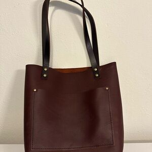 Portland Leather Cognac Classic Tote Bag